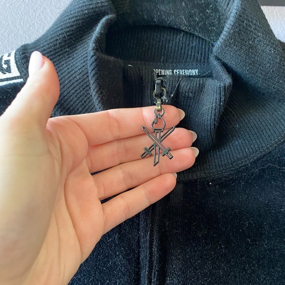 Opening Ceremony Velour Track Zipup - Picture 3 of 6